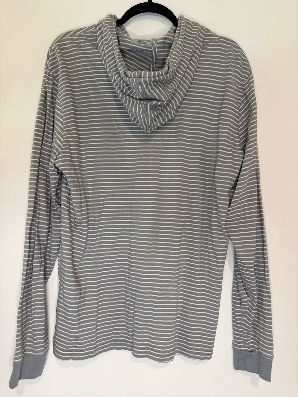 Katin Gray and White Striped Hooded Long-Sleeve Shirt - Picture 4 of 6